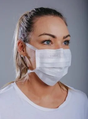 Caixa de máscara cirúrgica descartável